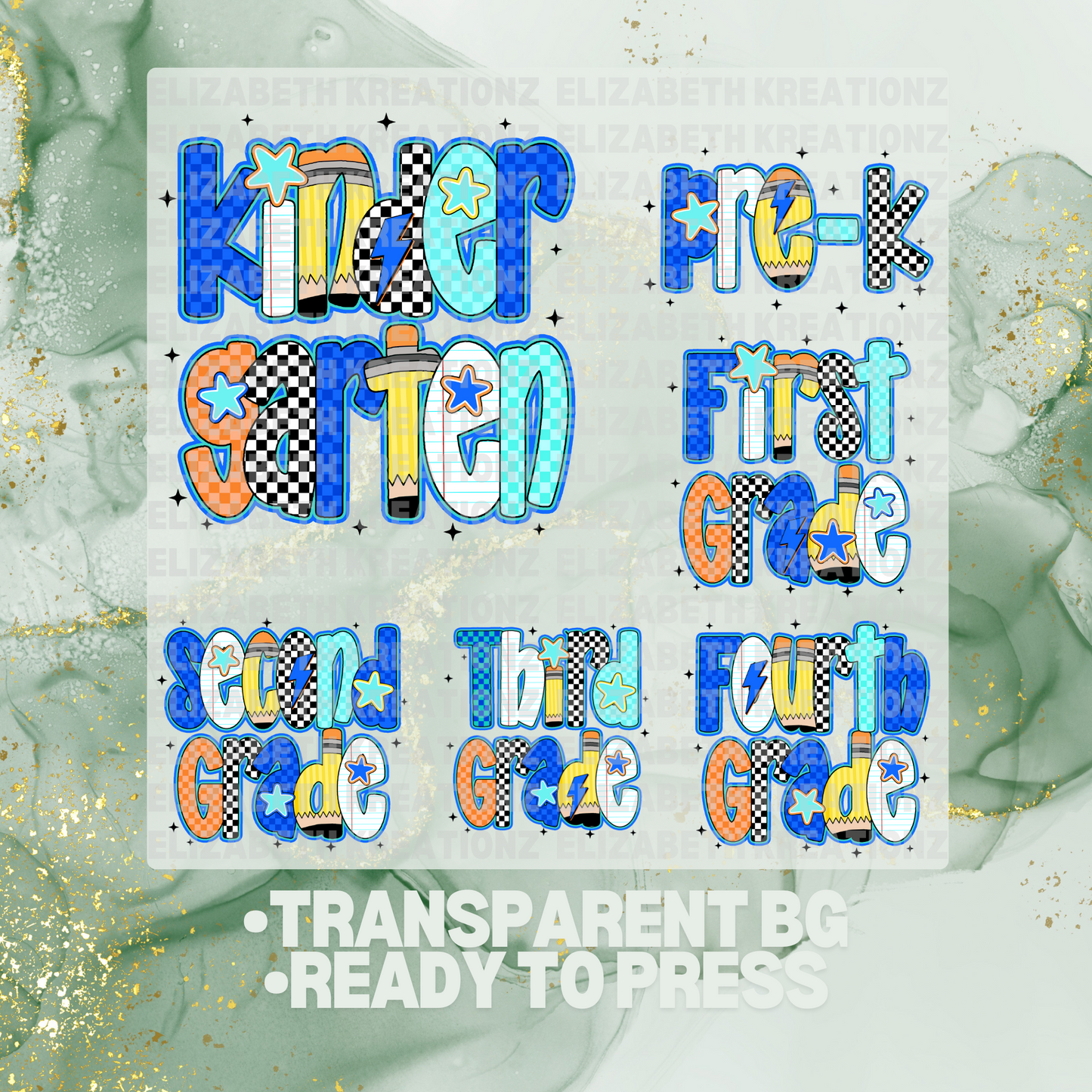 BOY RETRO BACK TO SCHOOL DTF TRANSFER