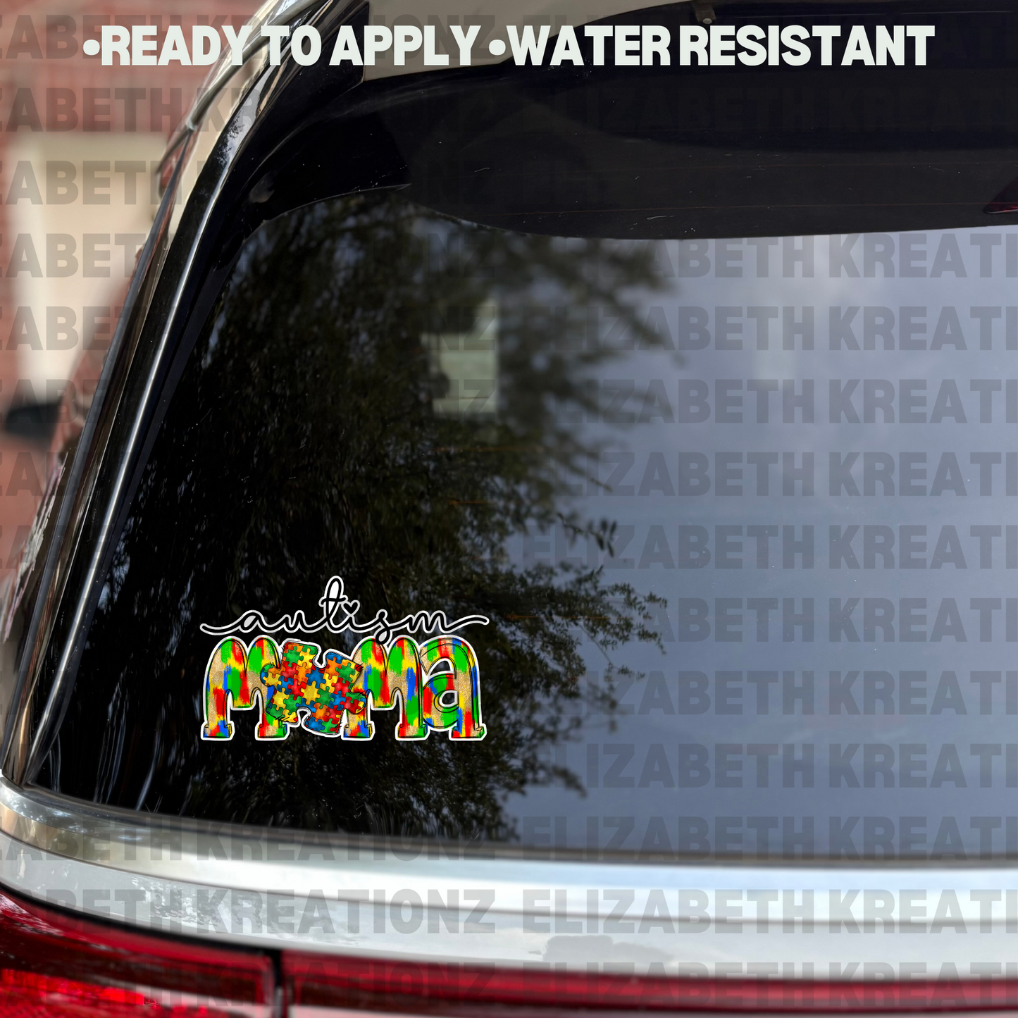 AUTISM MAMA CAR DECAL
