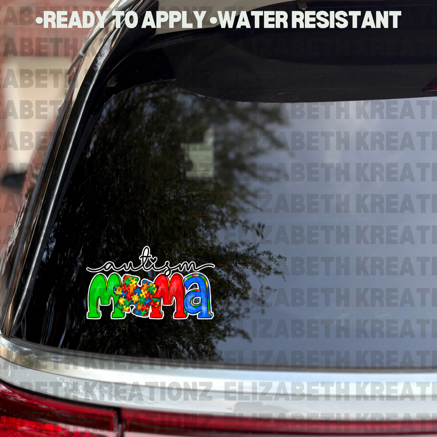 AUTISM MAMA CAR DECAL
