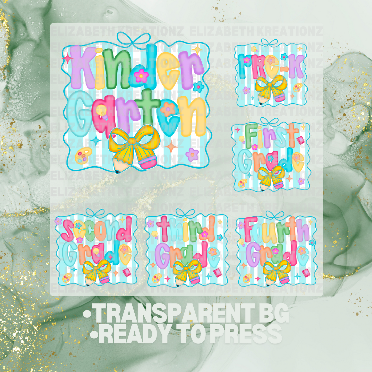 ART BACK TO SCHOOL DTF TRANSFER