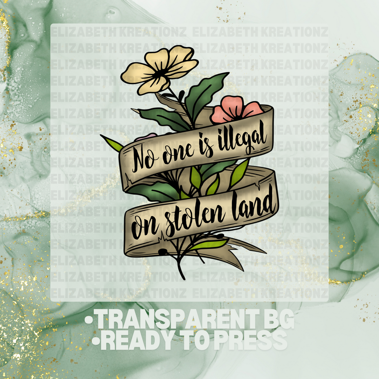 NO ONE IS ILLEGAL DTF TRANSFER