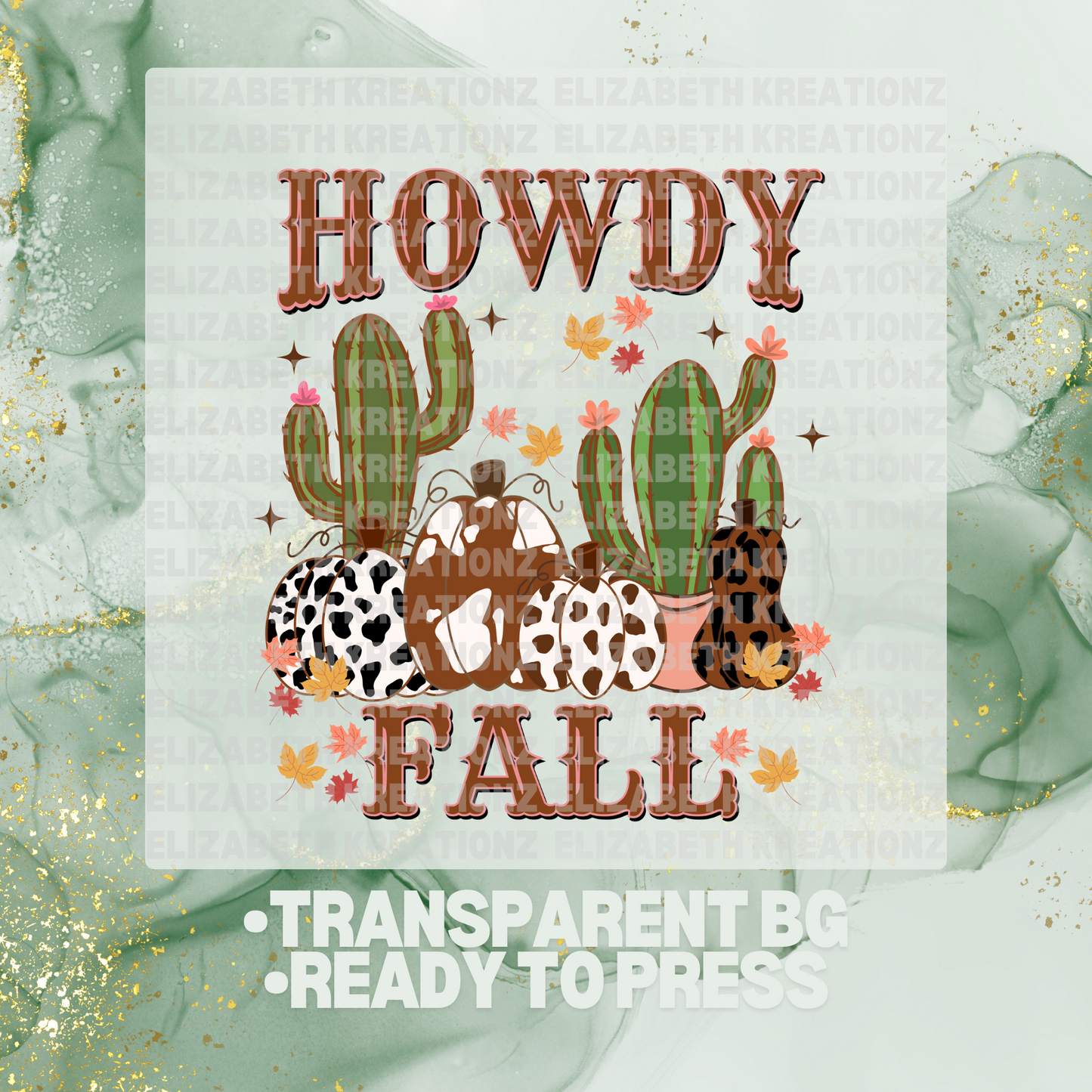 HOWDY FALL DTF TRANSFER
