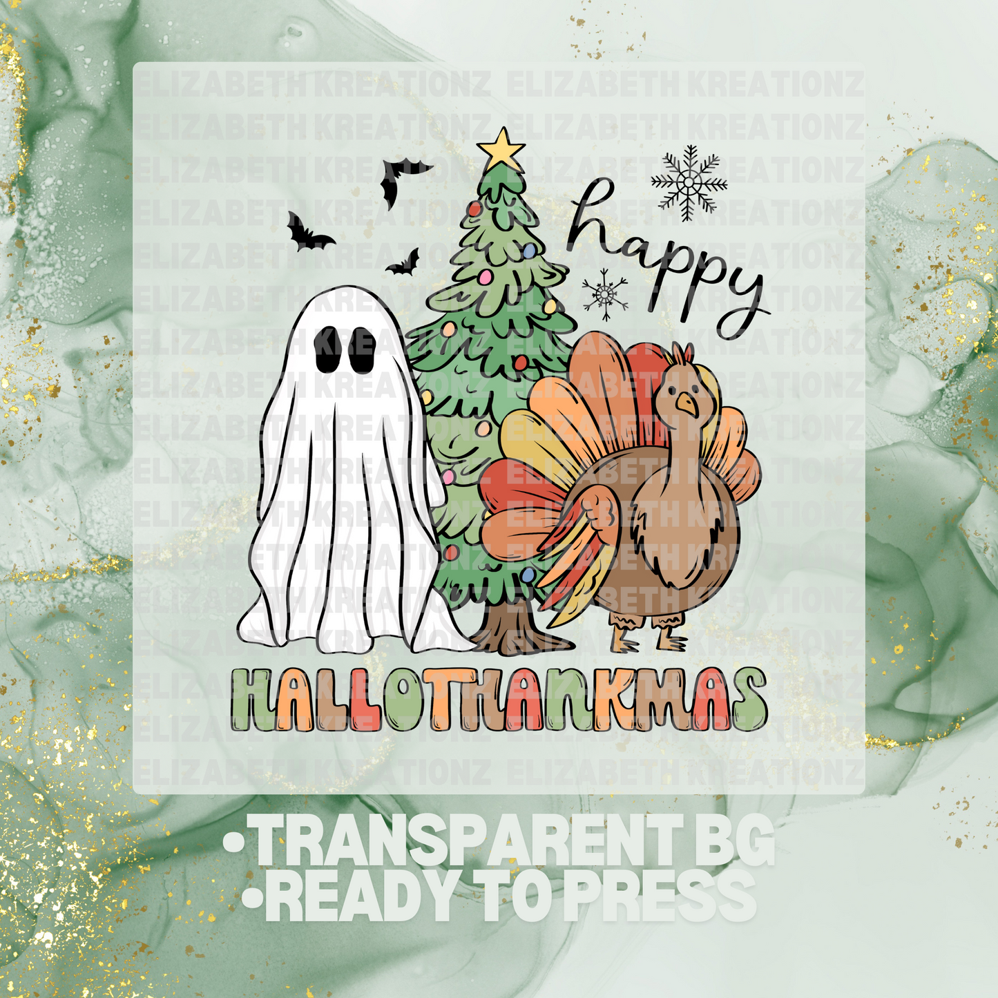 HALLOTHANKMAS DTF TRANSFER