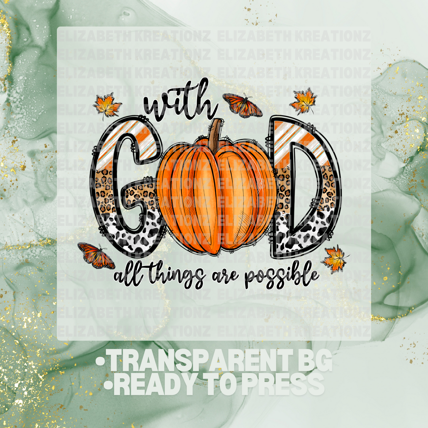 WITH GOD DTF TRANSFER