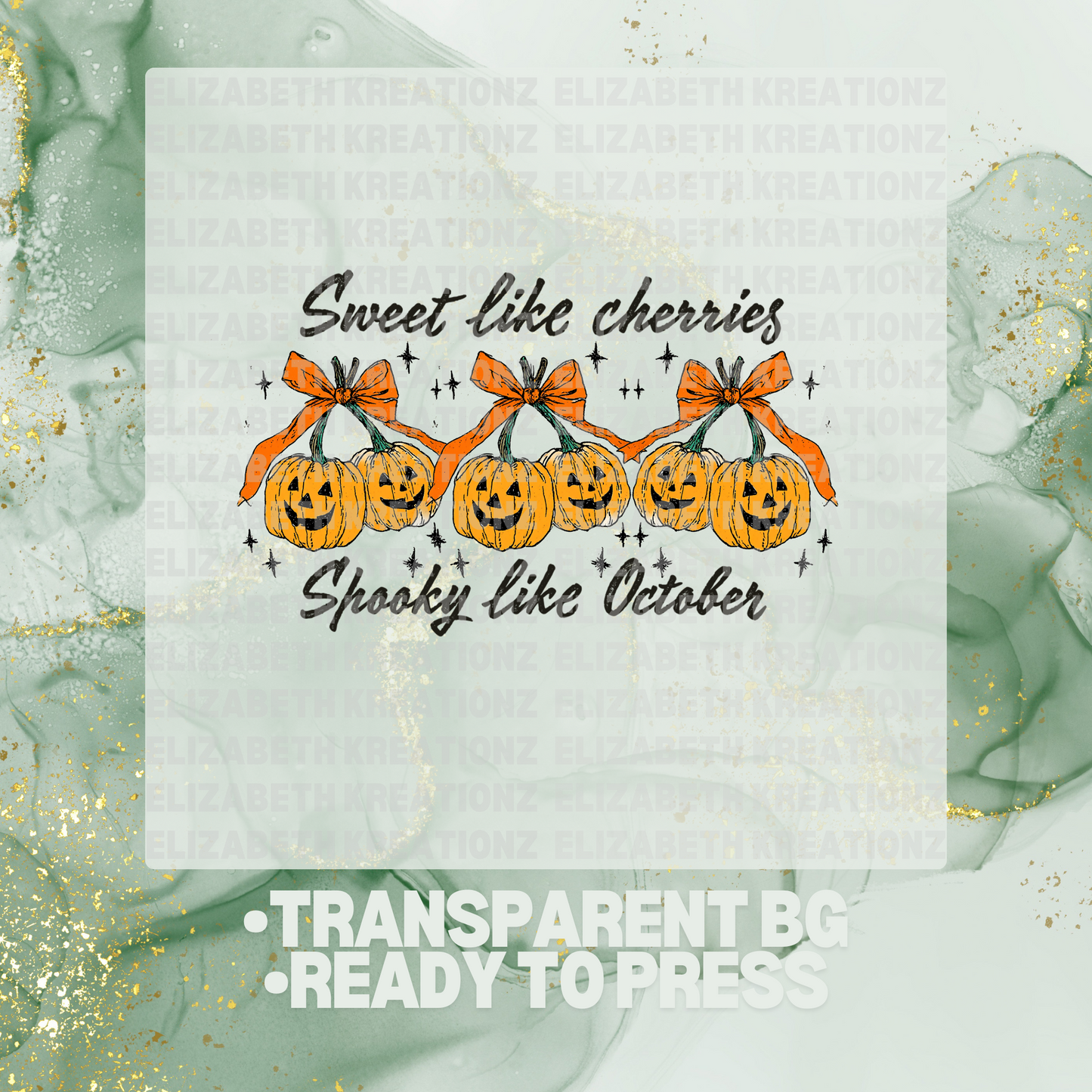 SPOOKY LIKE OCTOBER DTF TRANSFER