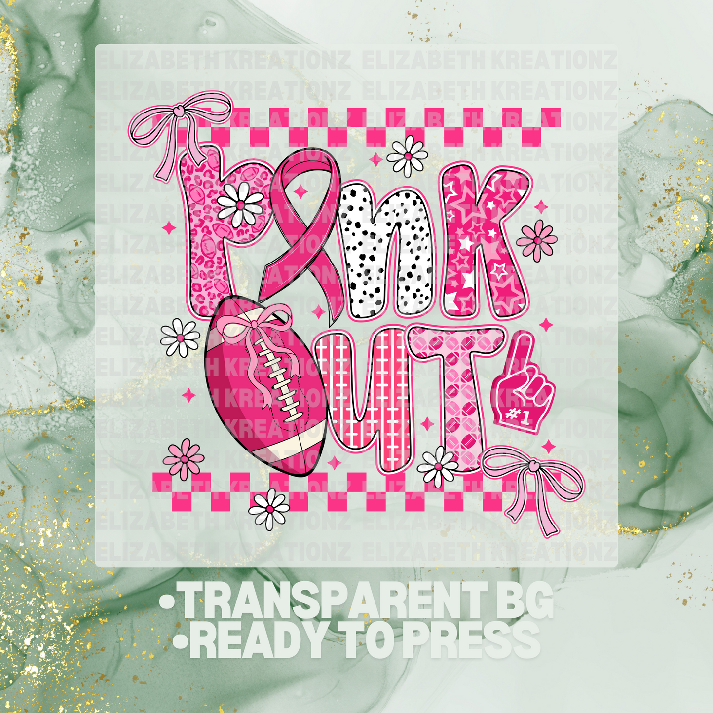 PINK OUT DTF TRANSFER