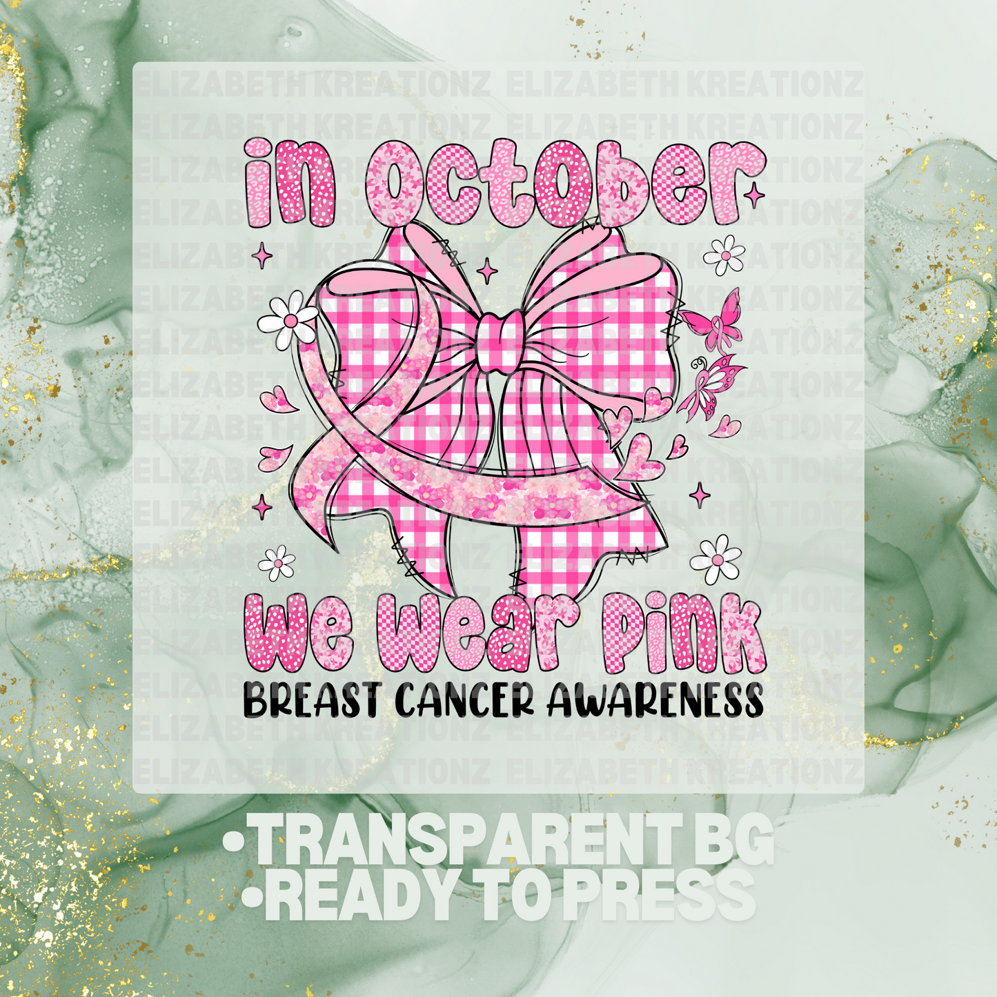COQUETTE PINK BOW DTF TRANSFER
