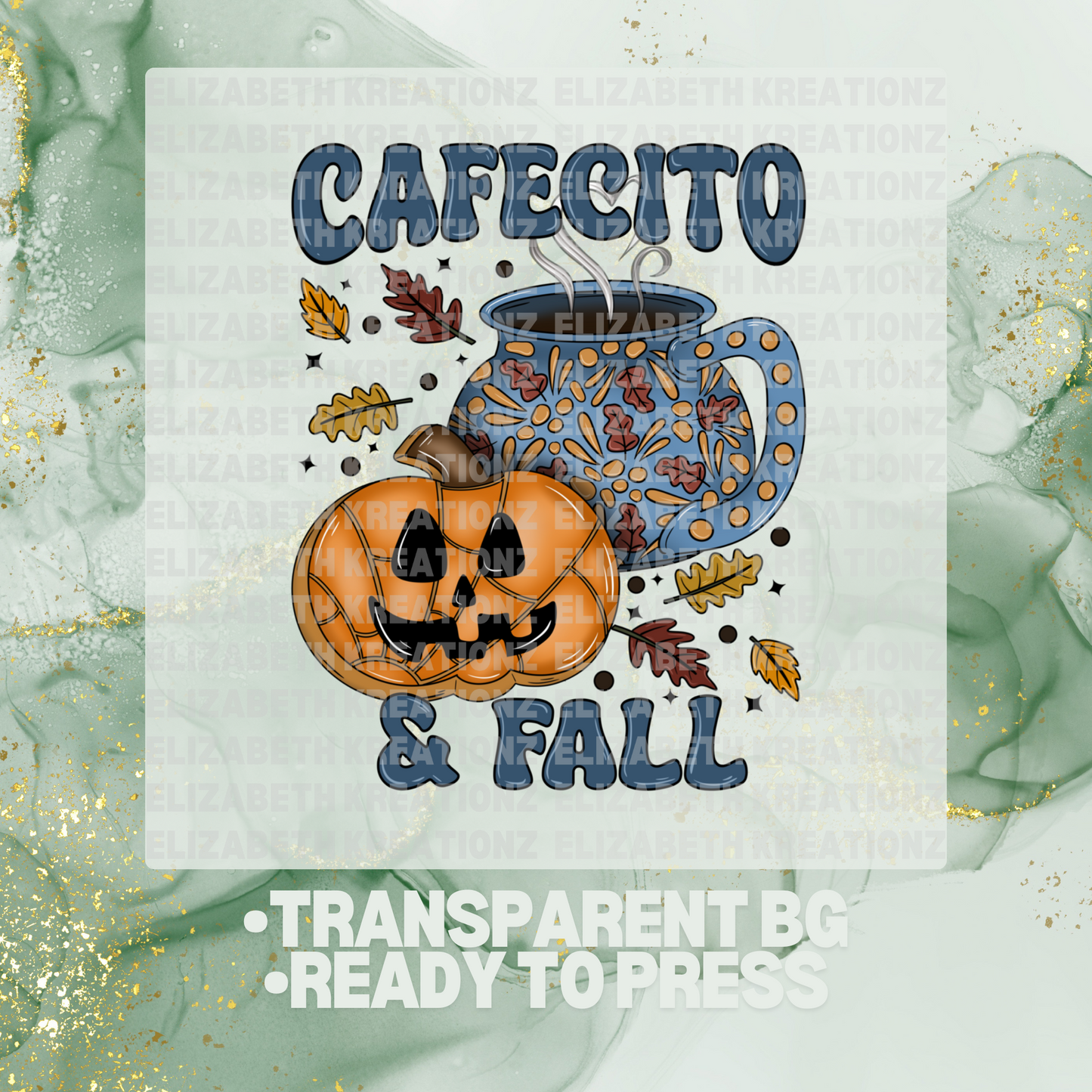 CAFECITO Y FALL DTF TRANSFER