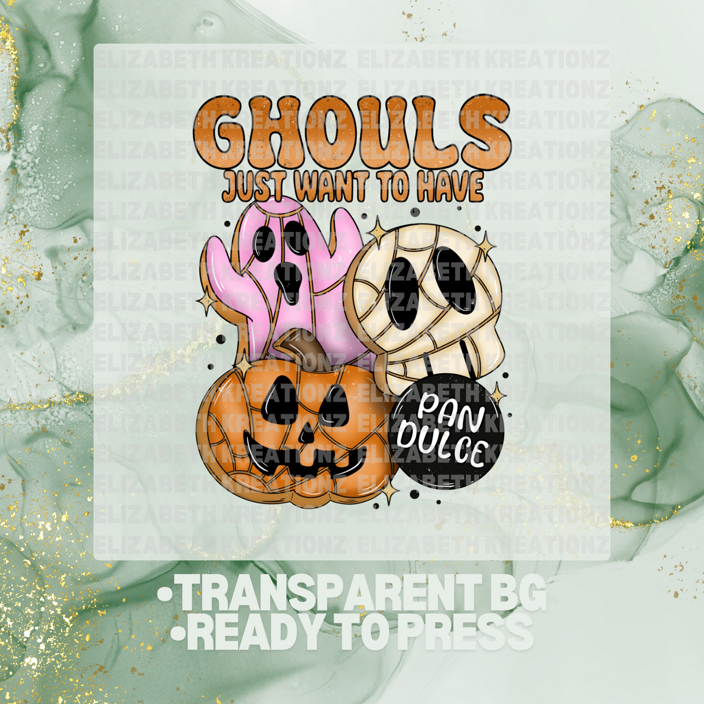 GHOULS PAN DULCE DTF TRANSFER