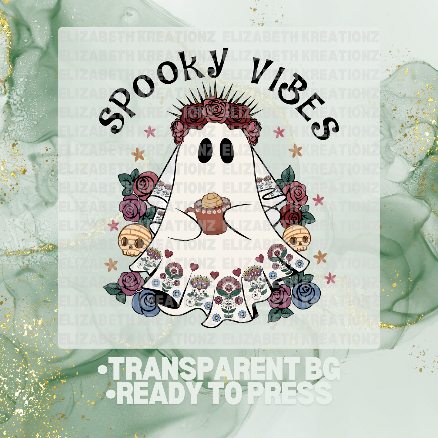 SPOOKY VIBES DTF TRANSFER