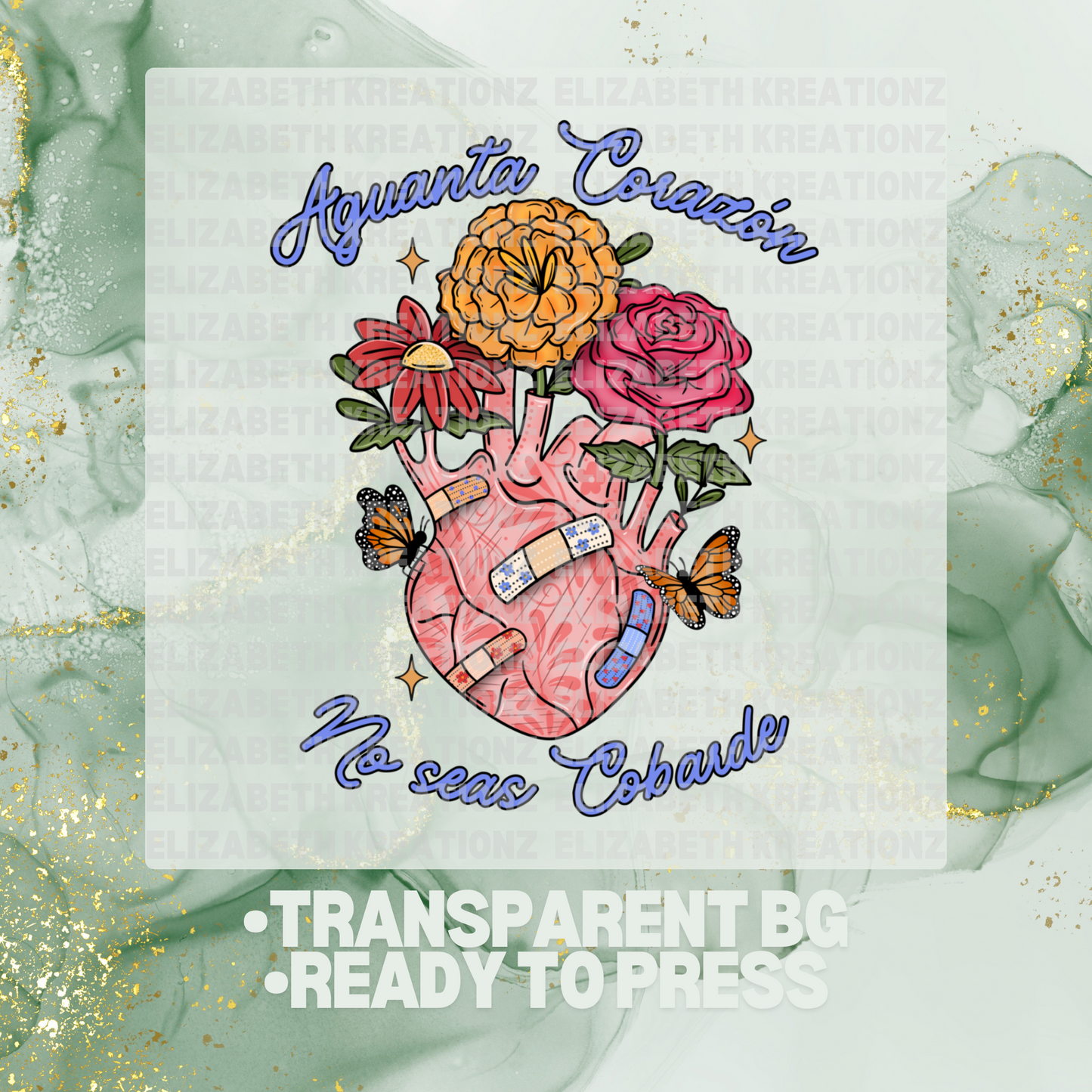 AGUANTA CORAZON DTF TRANSFER