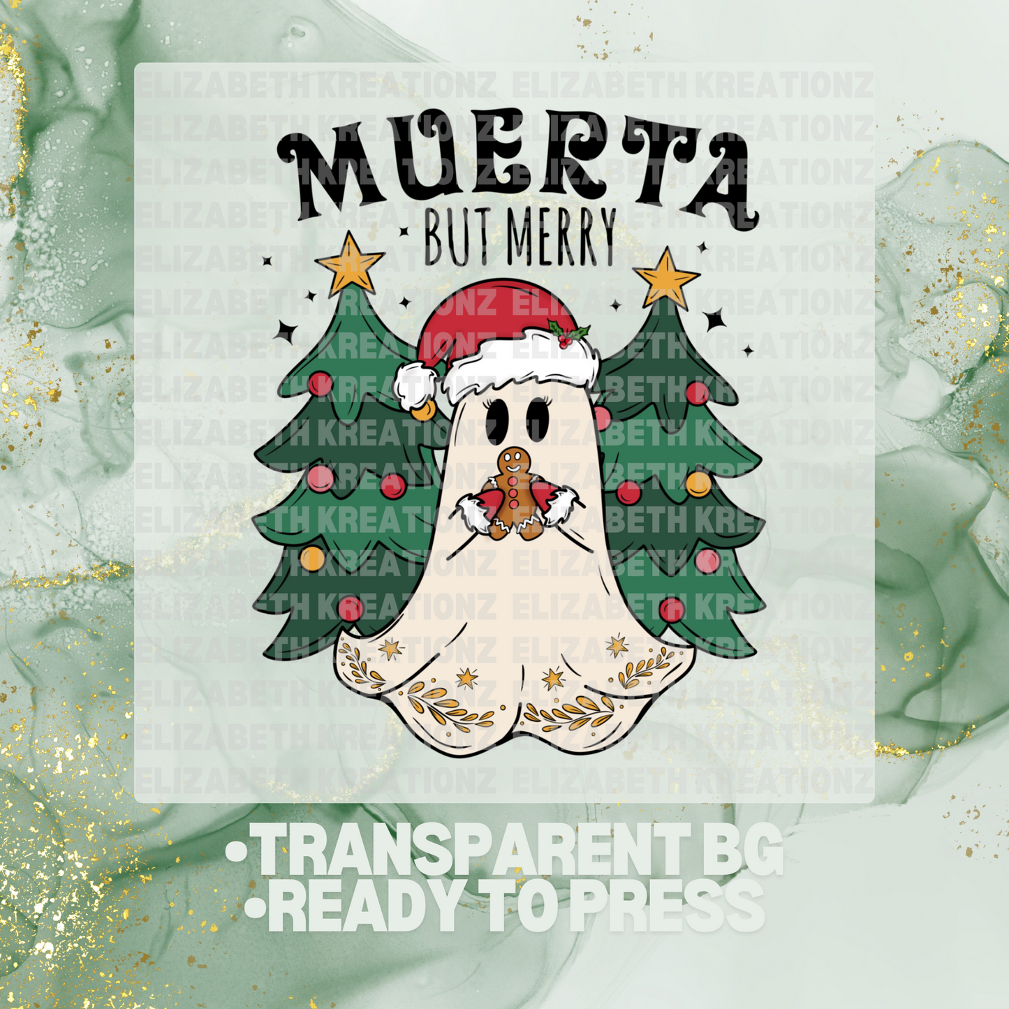MUERTA BUT MERRY DTF TRANSFER