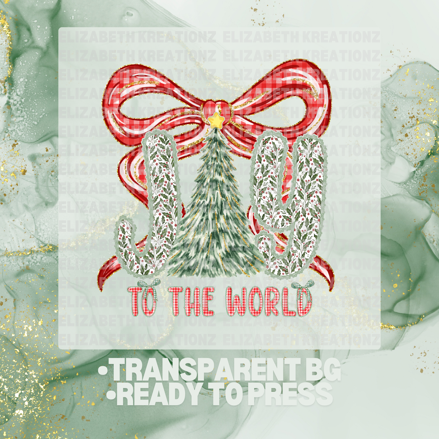 JOY TO THE WORLD DTF TRANSFER