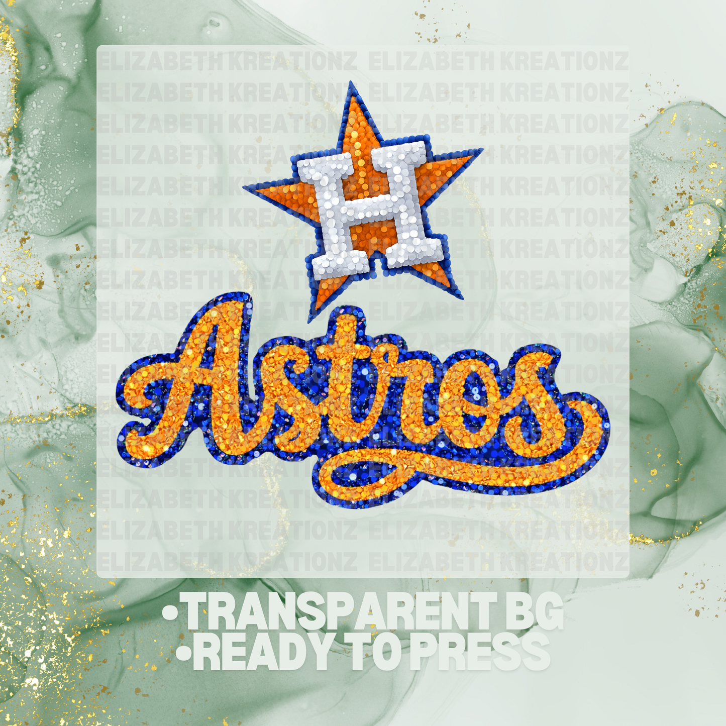 ASTROS SEQUIN DTF TRANSFER