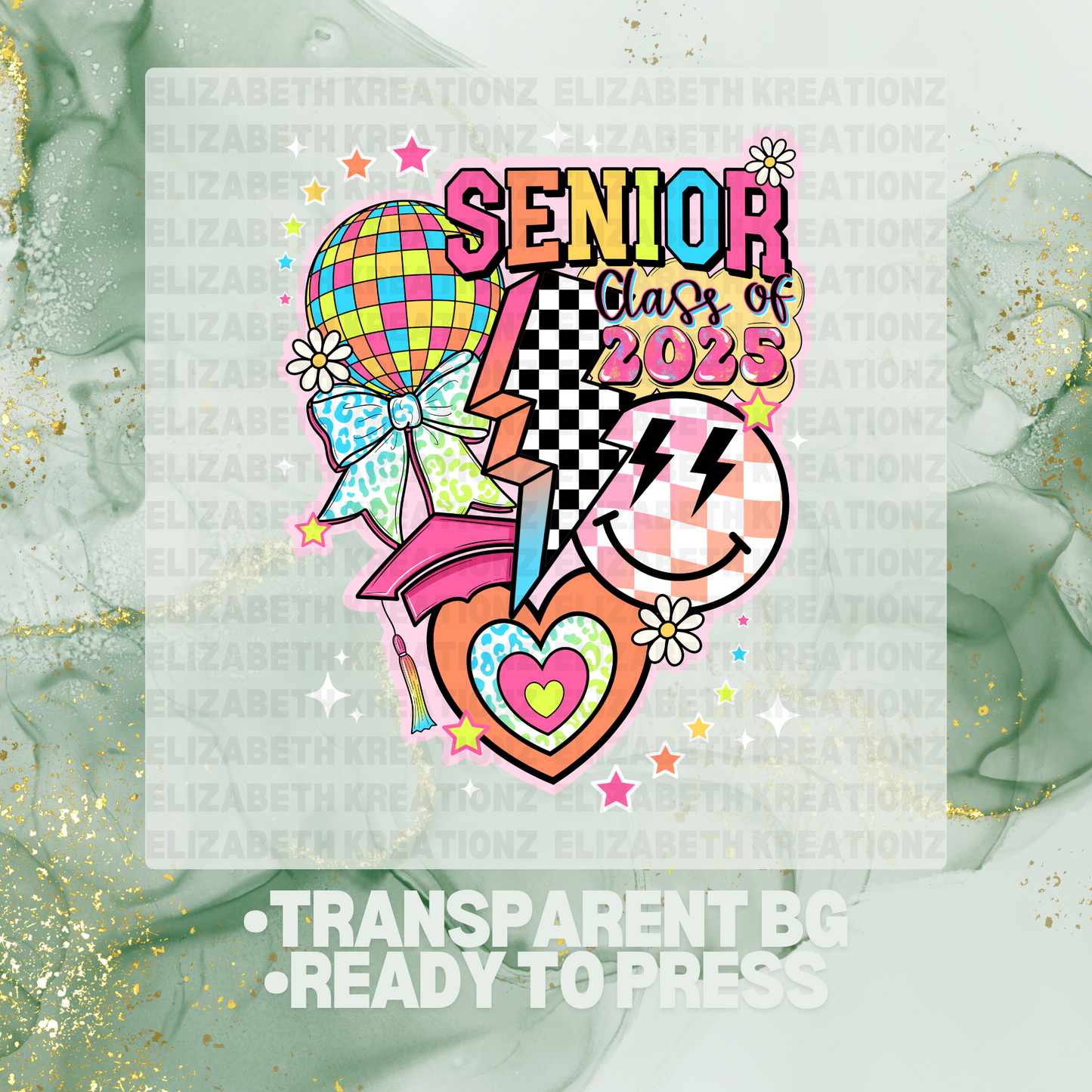 RETRO SENIOR DTF TRANSFER
