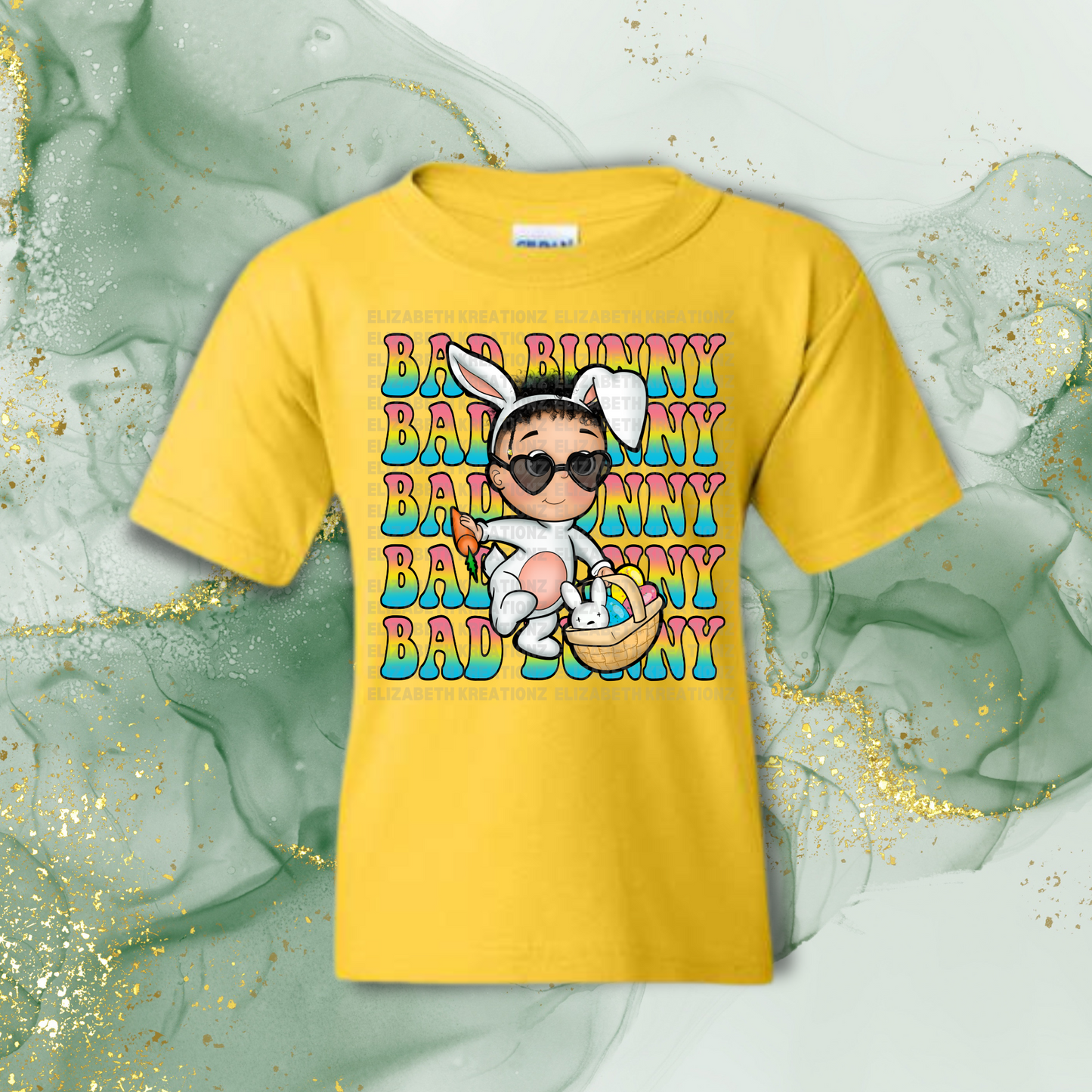 BAD BUNNY EASTER YOUTH SHIRT