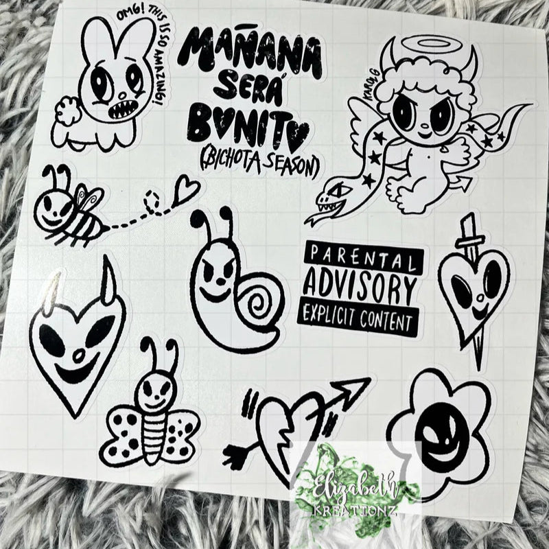 BICHOTA SEASON STICKER SHEET