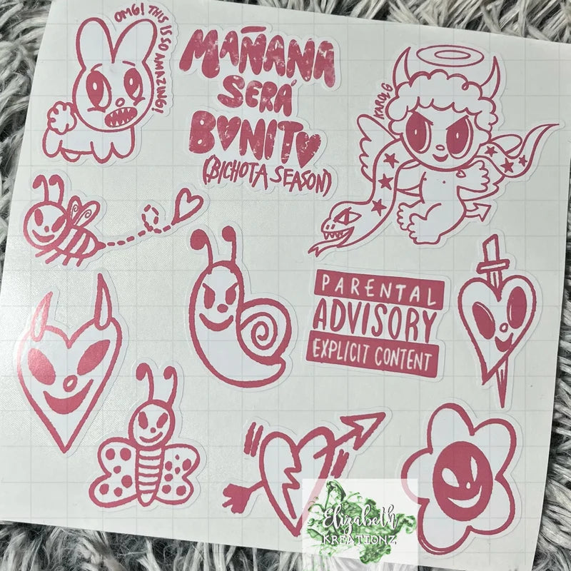 BICHOTA SEASON STICKER SHEET