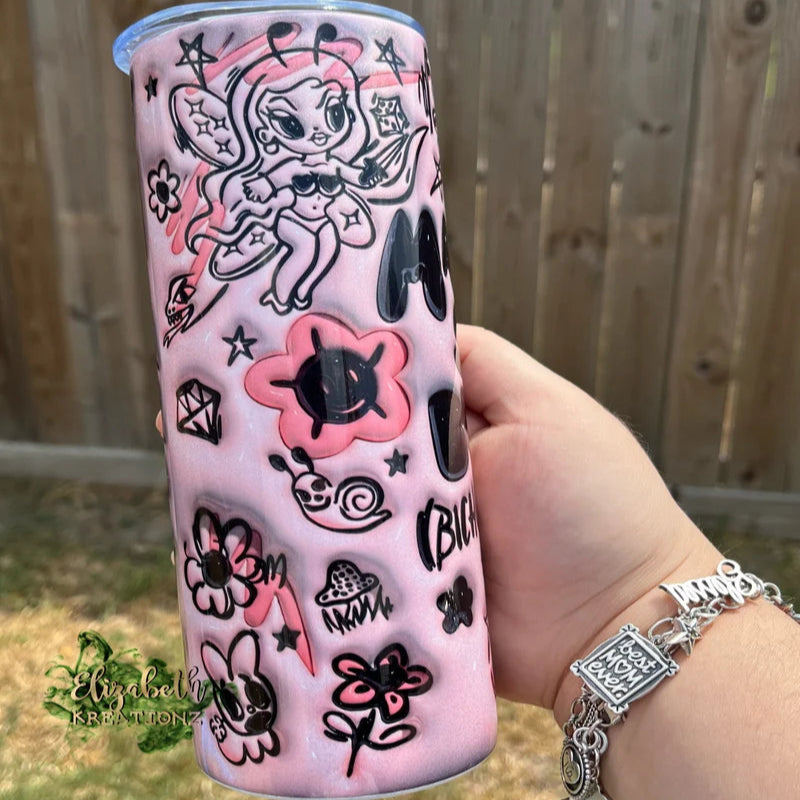 BICHOTA SEASON HOLOGRAPHIC TUMBLER