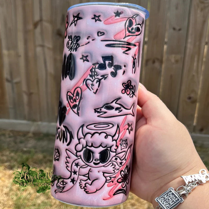 BICHOTA SEASON HOLOGRAPHIC TUMBLER