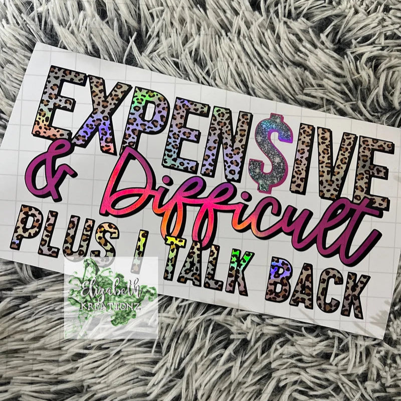 PLUS I TALK BACK HOLOGRAPHIC CAR DECAL