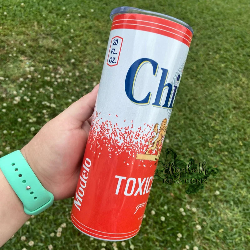 CHINGONA, TOXICA Y CHULA HOLOGRAPHIC TUMBLER