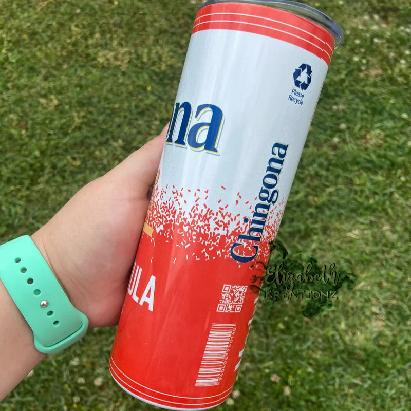 CHINGONA, TOXICA Y CHULA HOLOGRAPHIC TUMBLER