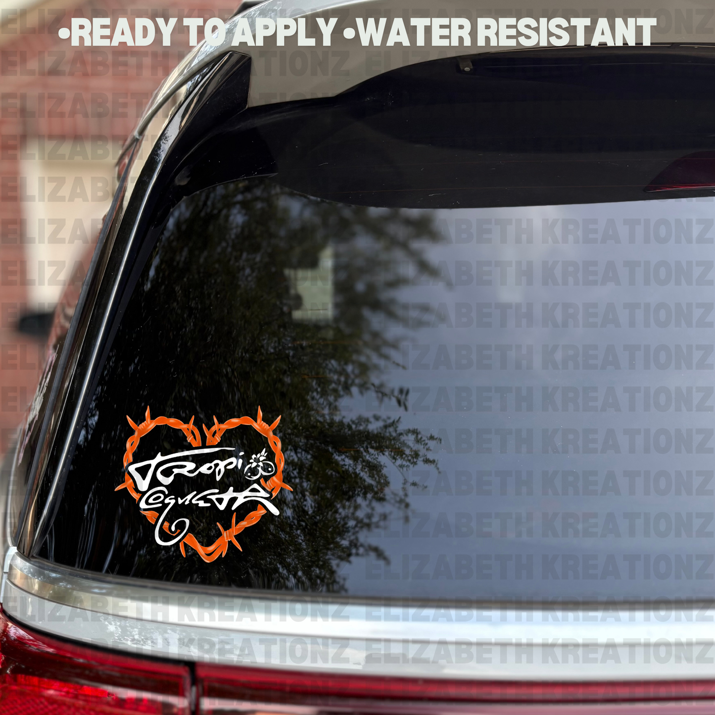 TROPICOQUETA CAR DECAL