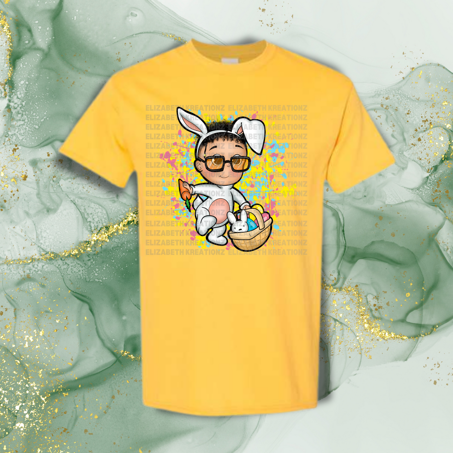 BAD BUNNY SPLATTER SHIRT