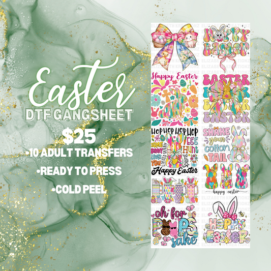 EASTER PREMADE GANGSHEET