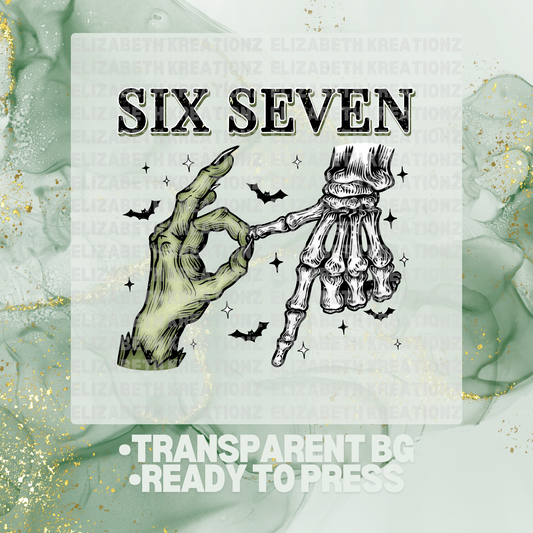 SIX SEVEN 6-7 DTF TRANSFER