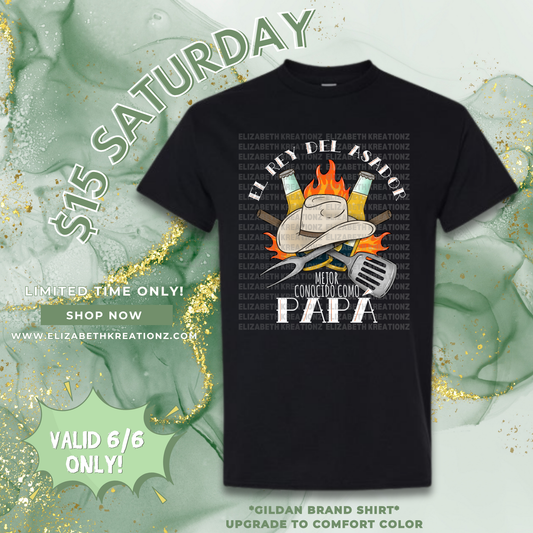 EL REY DEL ASADOR SATURDAY SHIRT