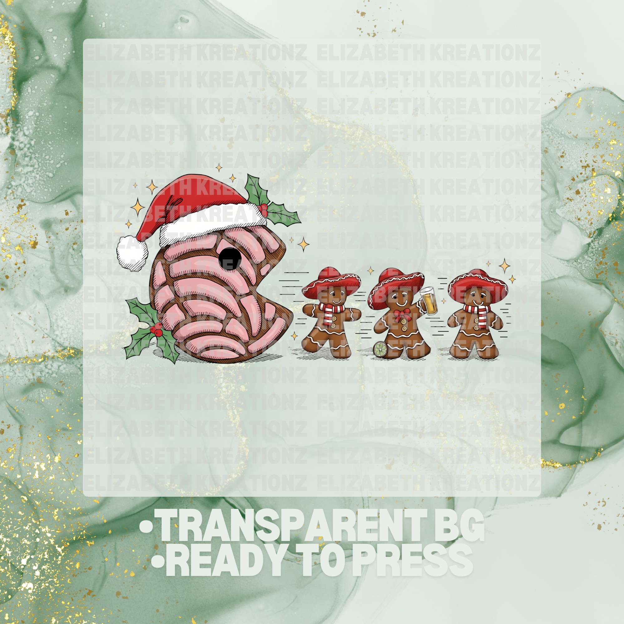 CONCHA CHASING DTF TRANSFER – ElizabethKreationz
