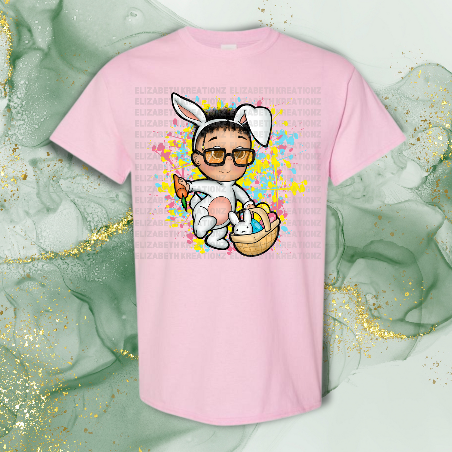 BAD BUNNY SPLATTER SHIRT