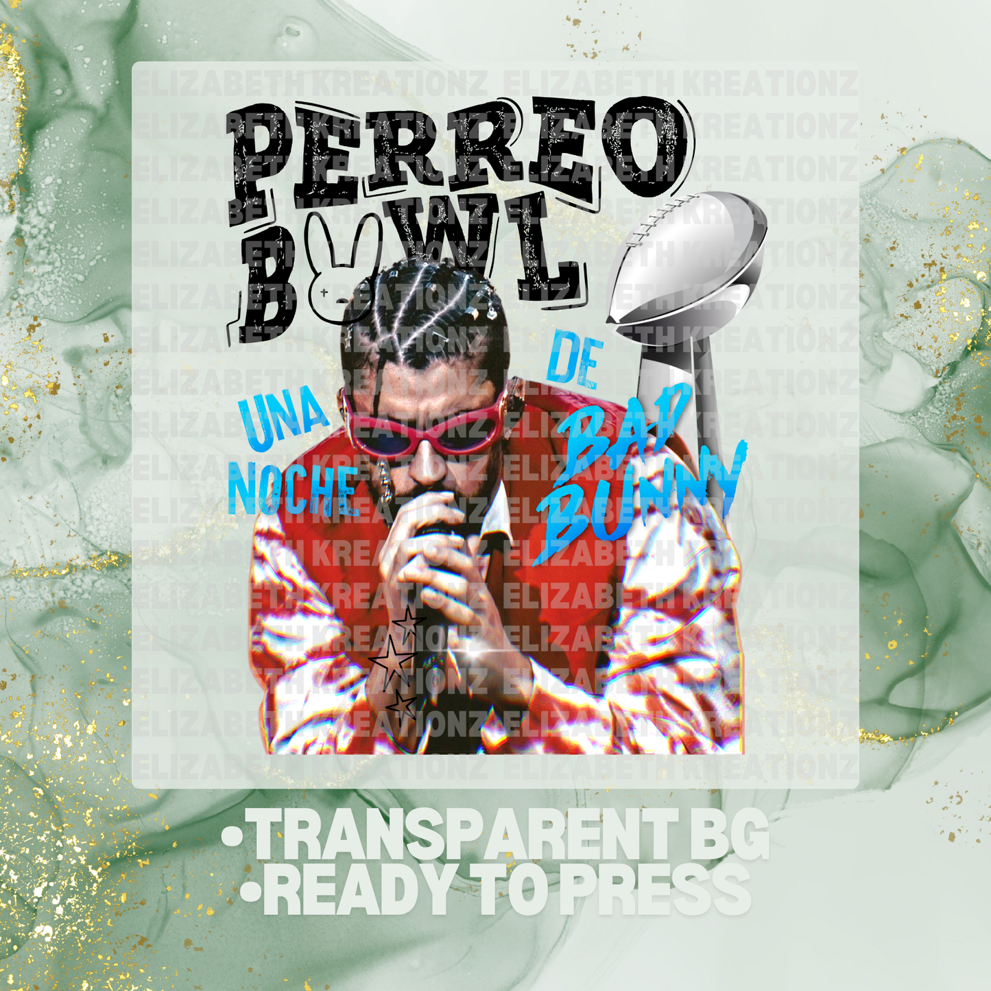 PERREO BOWL DTF TRANSFER