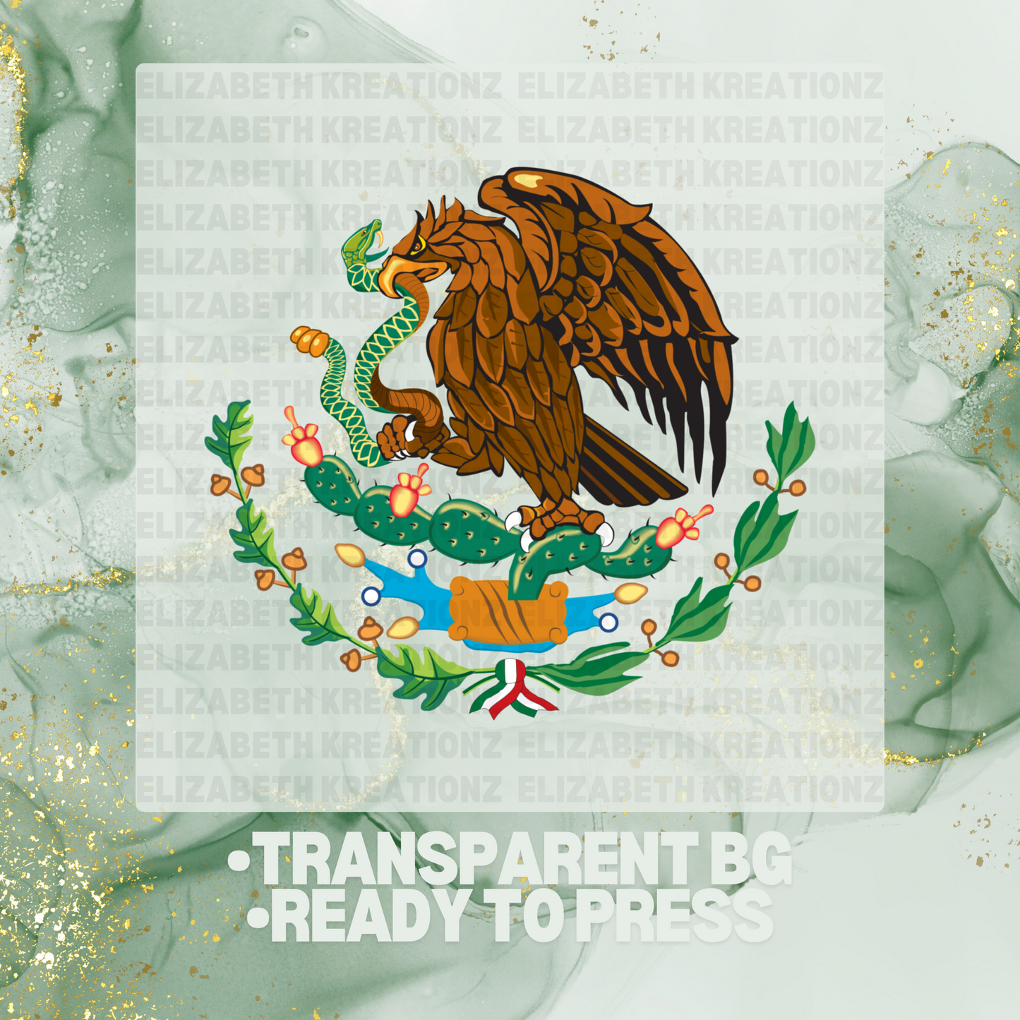 ESCUDO DE MEXICO DTF TRANSFER