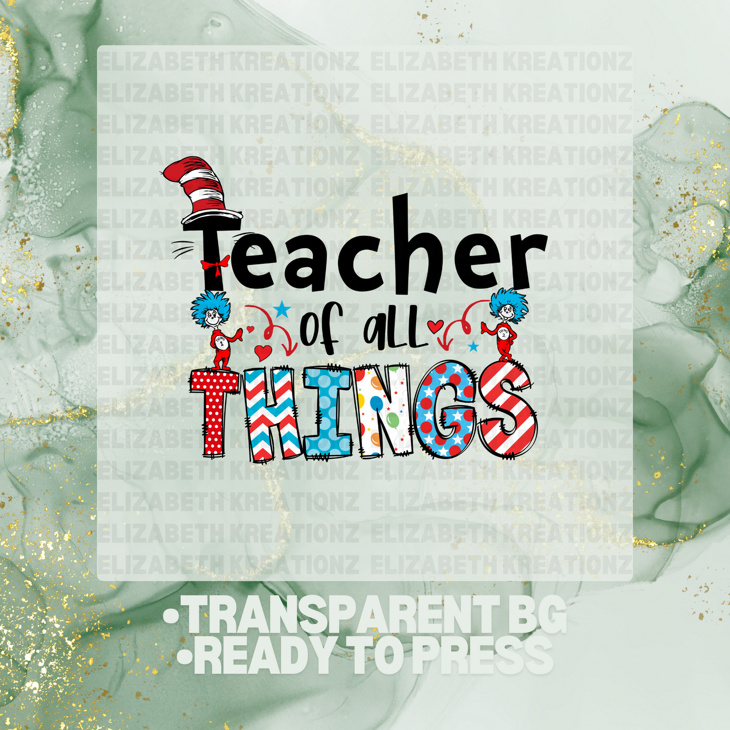 TEACHER OF ALL THINGS DTF TRANSFER