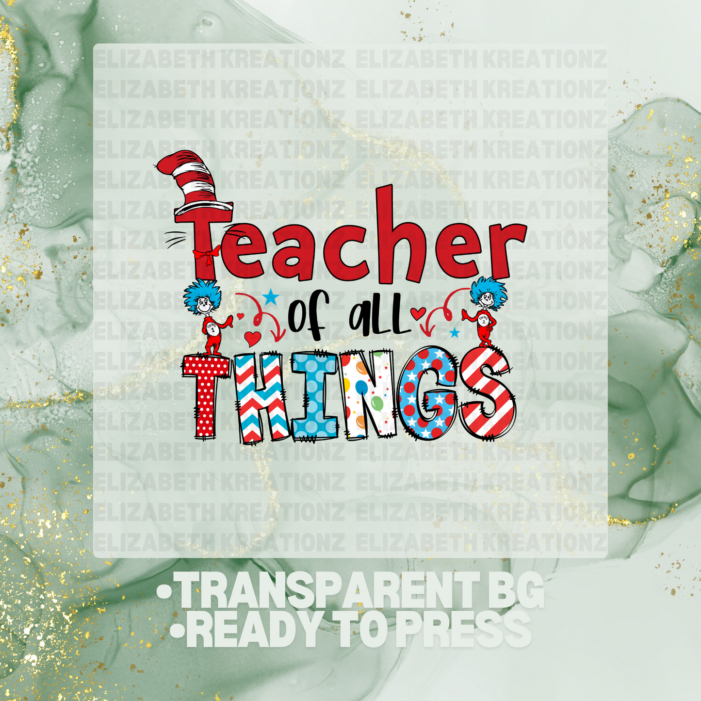 TEACHER OF ALL THINGS DTF TRANSFER