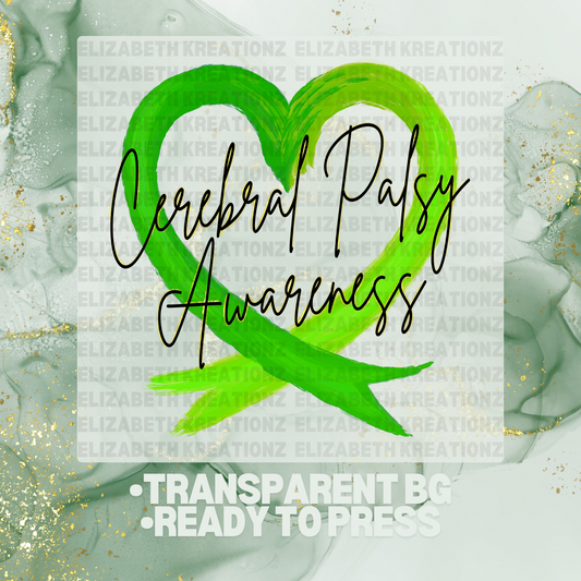 CEREBRAL PALSY AWARENESS DTF TRANSFER