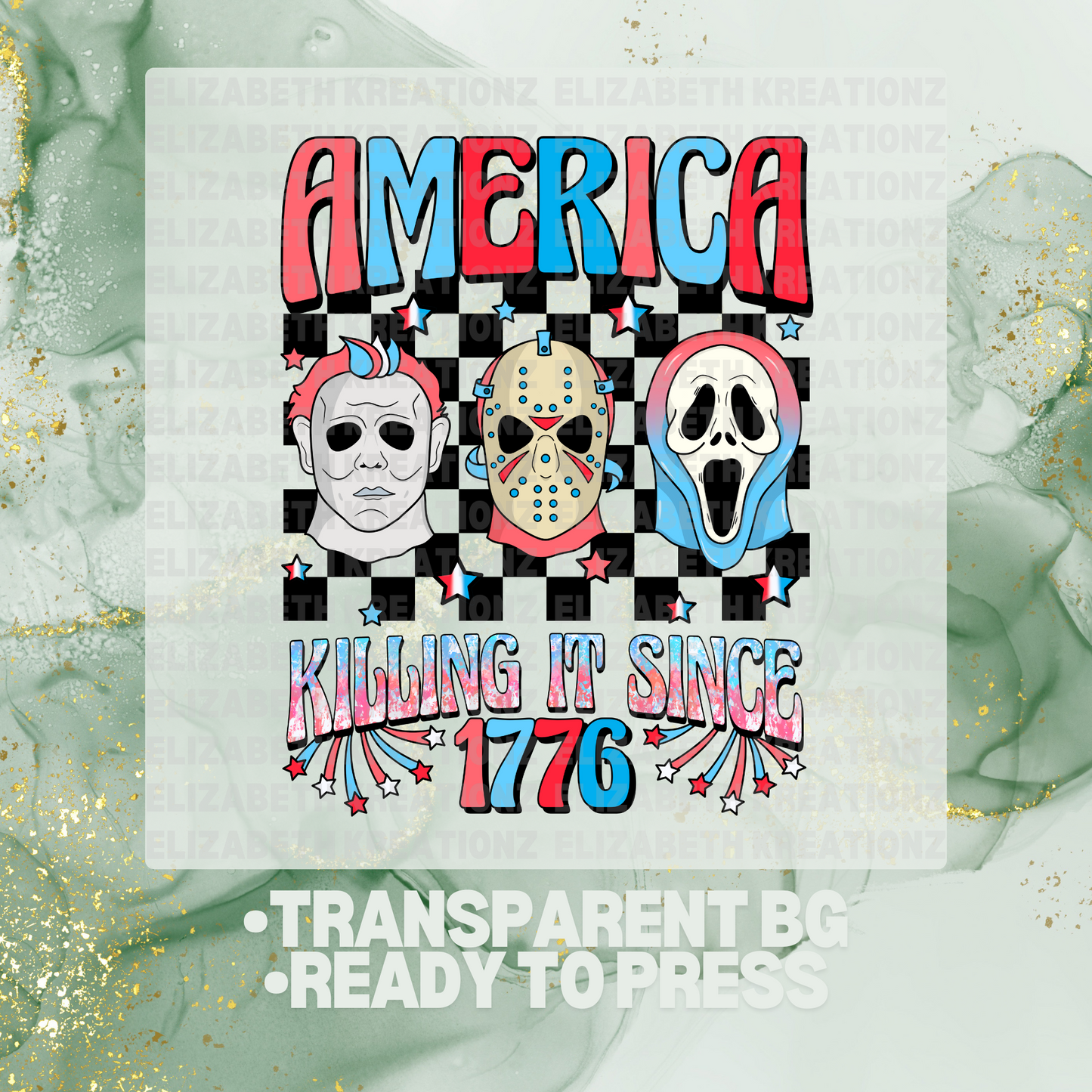 AMERICA 1776 DTF TRANSFER