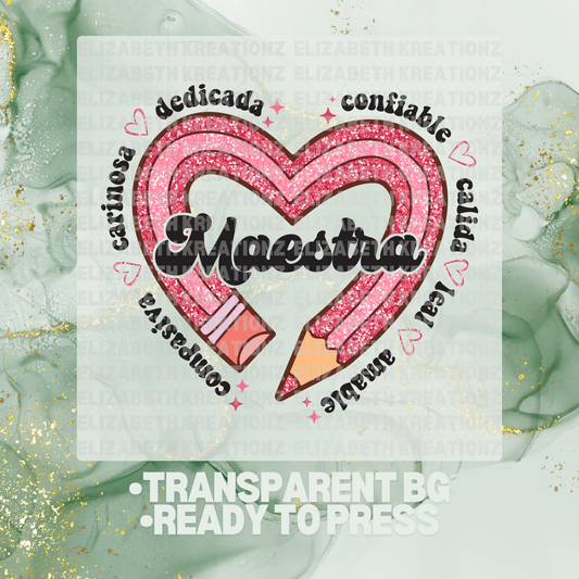MAESTRA PINK DTF TRANSFER