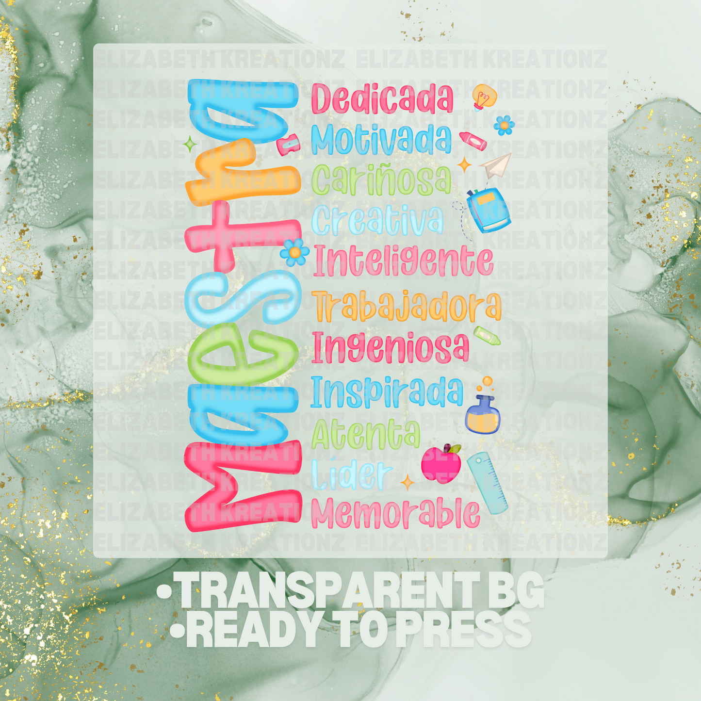 MAESTRA LIFE COLORFUL DTF TRANSFER