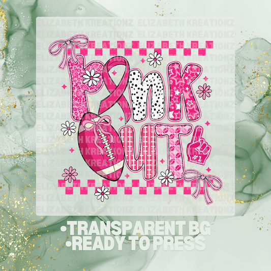 PINK OUT DTF TRANSFER