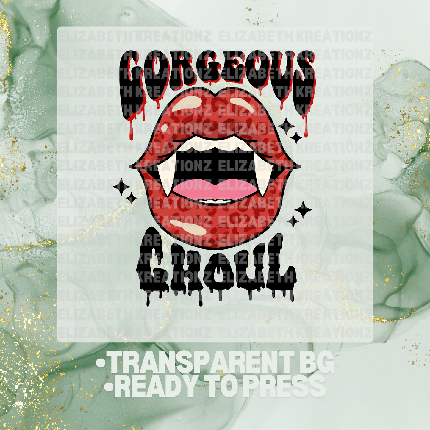 GORGEOUS GHOUL DTF TRANSFER