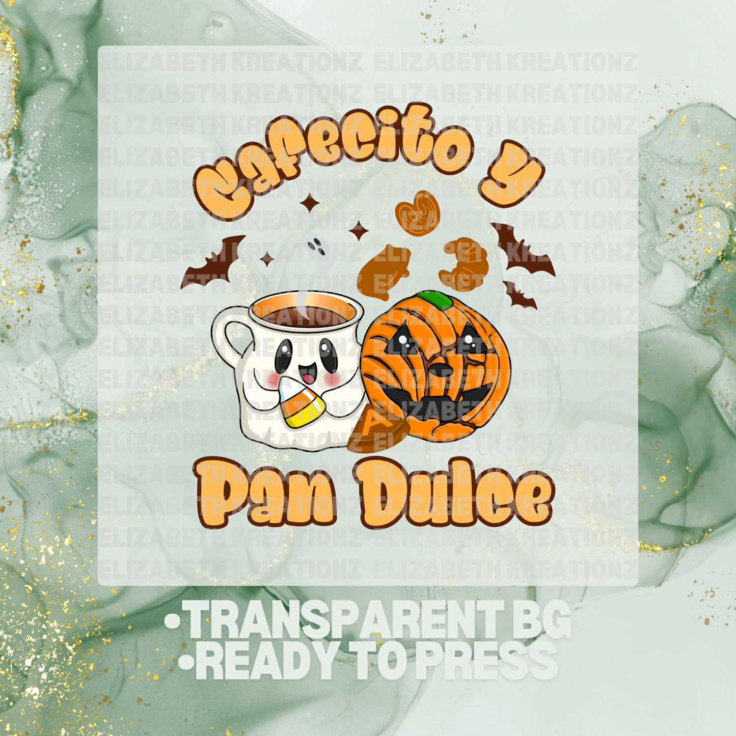 CAFECITO Y PAN DULCE DTF TRANSFER