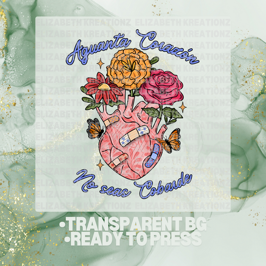 AGUANTA CORAZON DTF TRANSFER