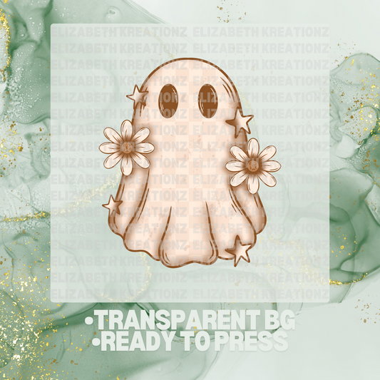 RETRO GHOSTY DTF TRANSFER