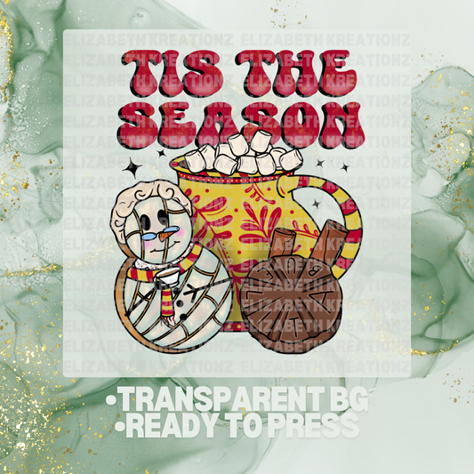 CHOCOLATE 'TIS THE SEASON DTF TRANSFER