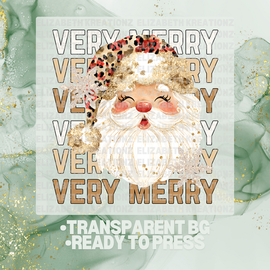 MERRY MERRY LEOPARD DTF TRANSFER