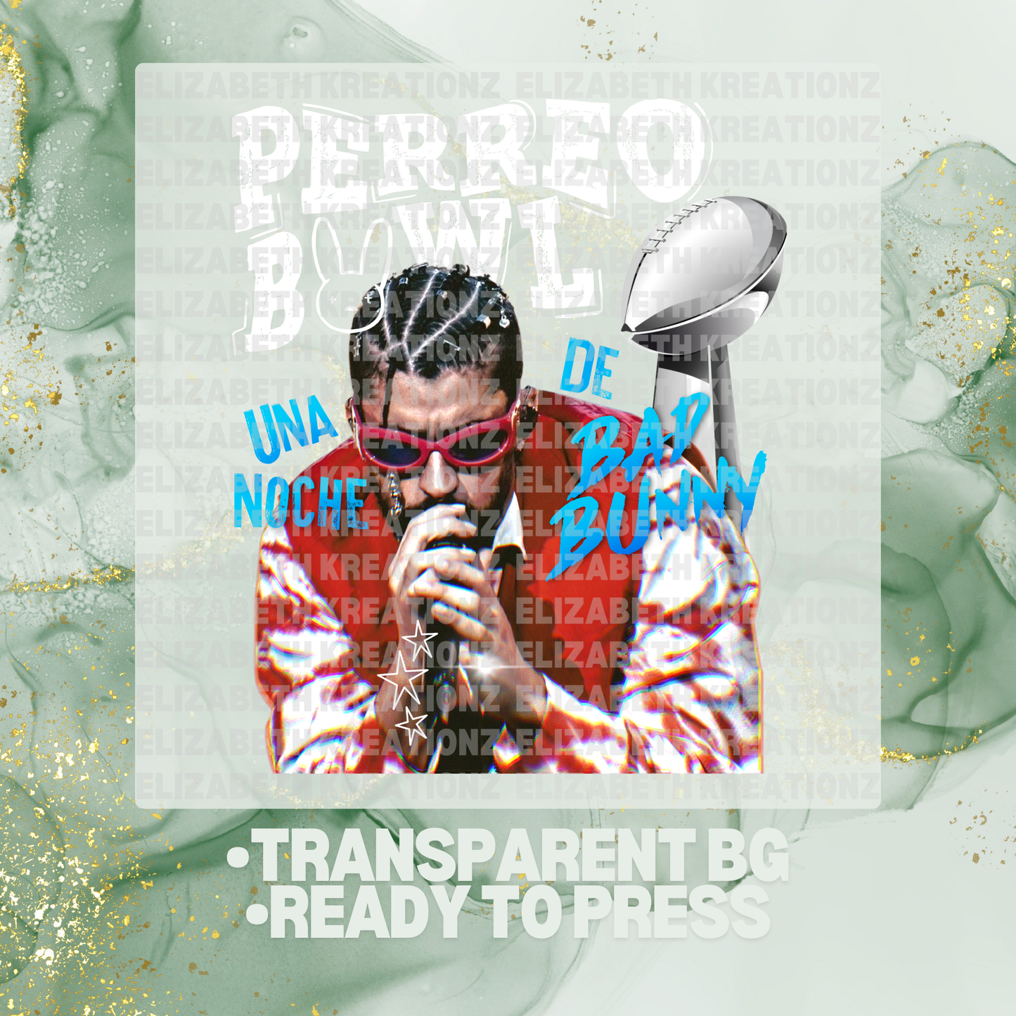 PERREO BOWL DTF TRANSFER